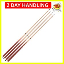 2-Pieces Pool Cue Stick with Coffee Color and 13mm Leather Tip Weight 20OZ 48...