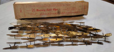 vintage NEW OLD STOCK Brass Masonry Clips Australian Made