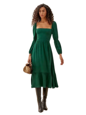 NEW Green Serpentine Siesta Smocked 
