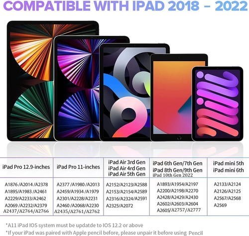 Stylus Pen 2. Generation für Apple iPad 2025/2021-2018 Magnetische Stift Pencil - Bild 10 von 24