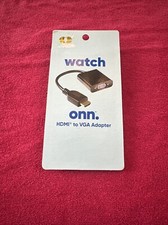 New HDMI To VGA Adapter Useful For Projectors Monitors Watch Onn. Brand