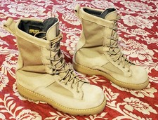 Addison Army Combat BOOTS Temperate Weather Desert Tan Sz  display picture 2