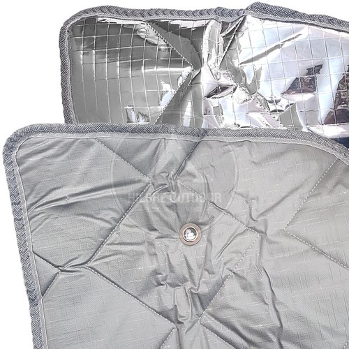 REIMO CARBEST THERMAL BLIND 3PC SET SUN SHADES COLD PROTECTION VW CADDY 2009+ - Picture 5 of 12