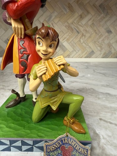 Enesco Jim Shore Disney Traditions Peter Pan and Hook 6011928 Nuevo en caja - Imagen 7 de 10