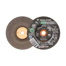 Walter 15L843 4-1/2x5/8-11 Flexcut Mill Scale Spin-On Grinding Wheels Contami...