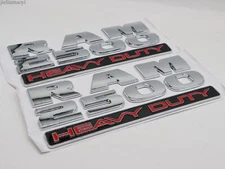 2PCS Door Side Emblems Letter For 2013-2018 RAM 2500 Heavy Duty Badges Sticker