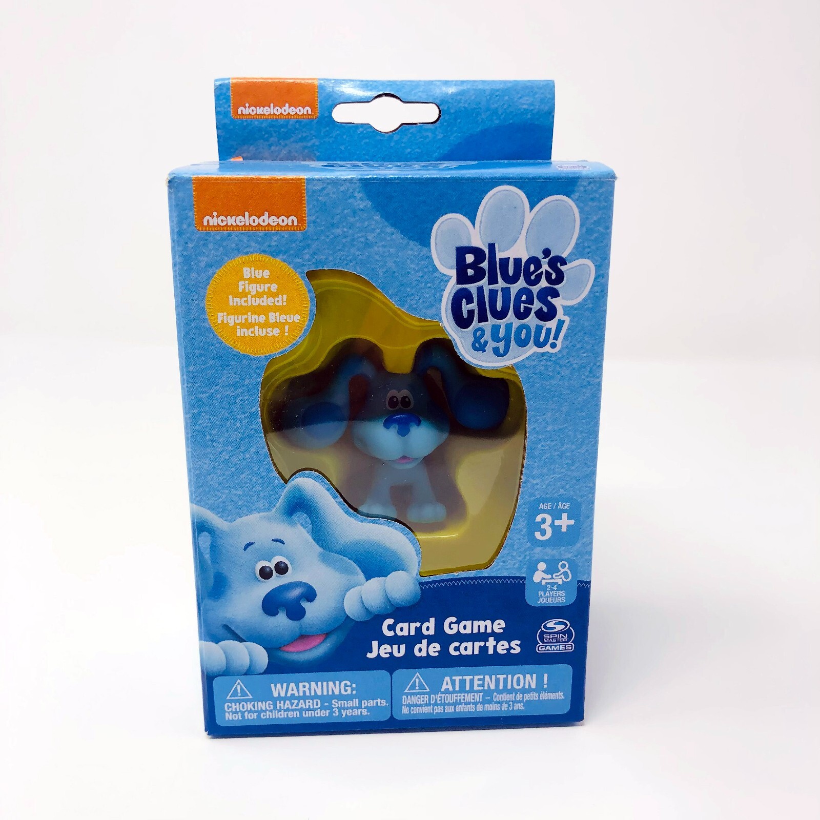 Blues Clues & You Card Game Nickelodeon Includes Blue Figure & 40 Jumbo Cards!