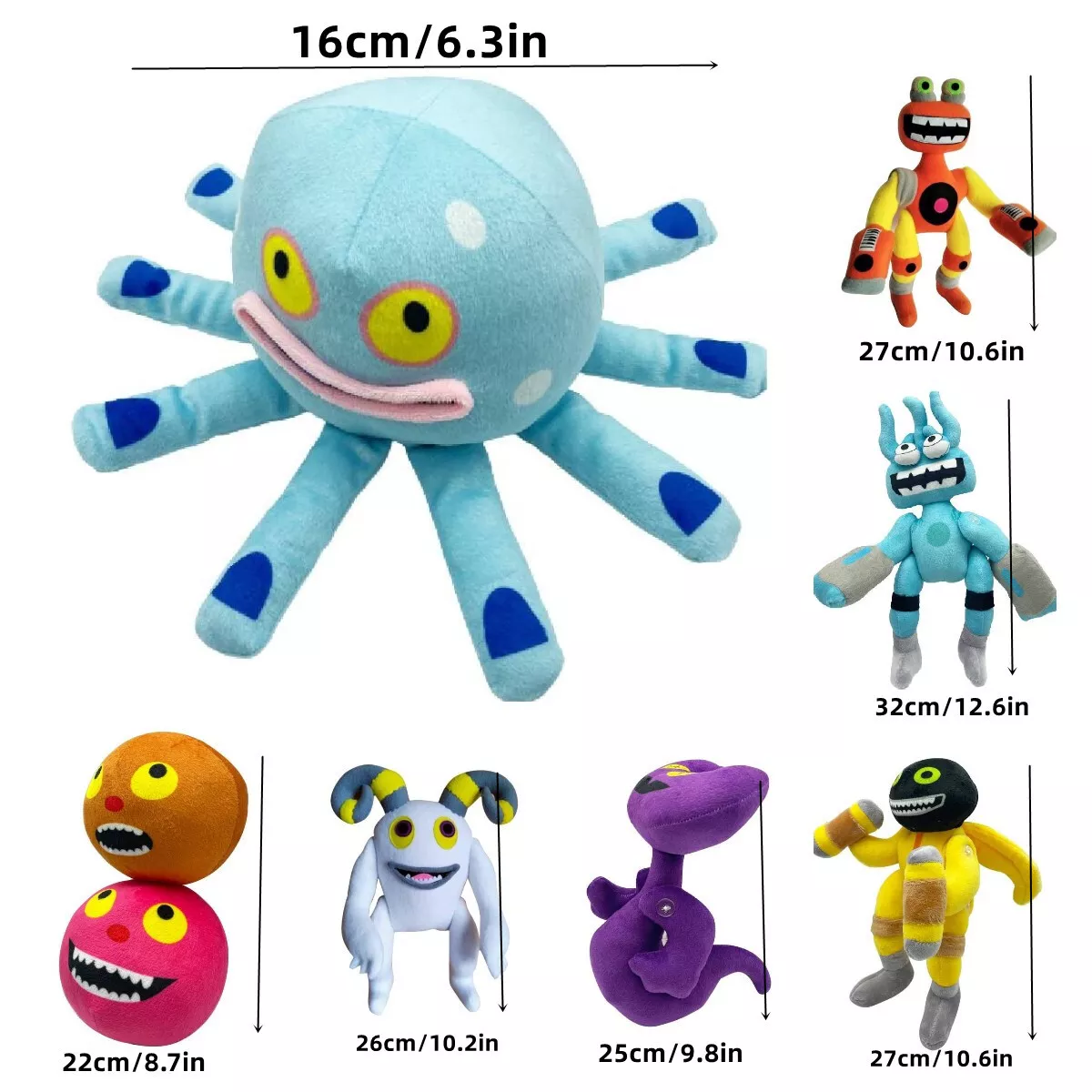 32cm Epic Wubbox My Singing Monsters Plush Doll Game Figure Monster Doll  Toys