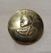 Rare Antique Button, US President McKinley, Served 1897-1901