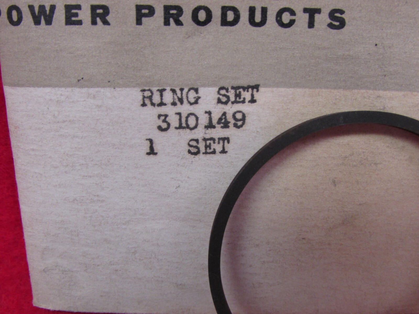 NOS LAUSON TECUMSEH POWER PRODUCTS 310149 RINGS