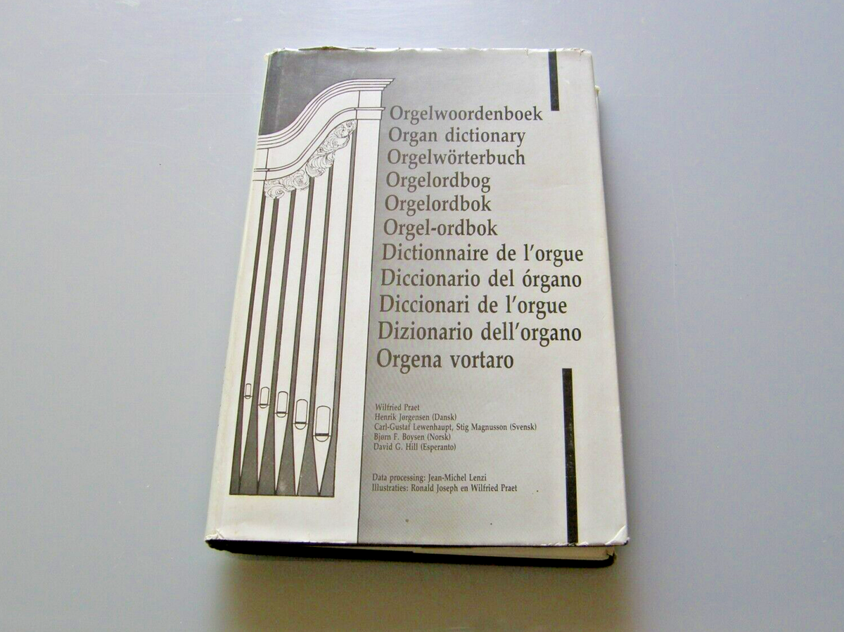 Dictionary Converse Dizionario Italiano Orgelwoordenboek, Organ