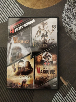 DVD*WIKINGER/PIRATEN/KING MAKER/OPERATION WARSCHAU*4 FILME