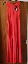 Womens size S BNWT long red dress - Ruiyige - red lace stretch 