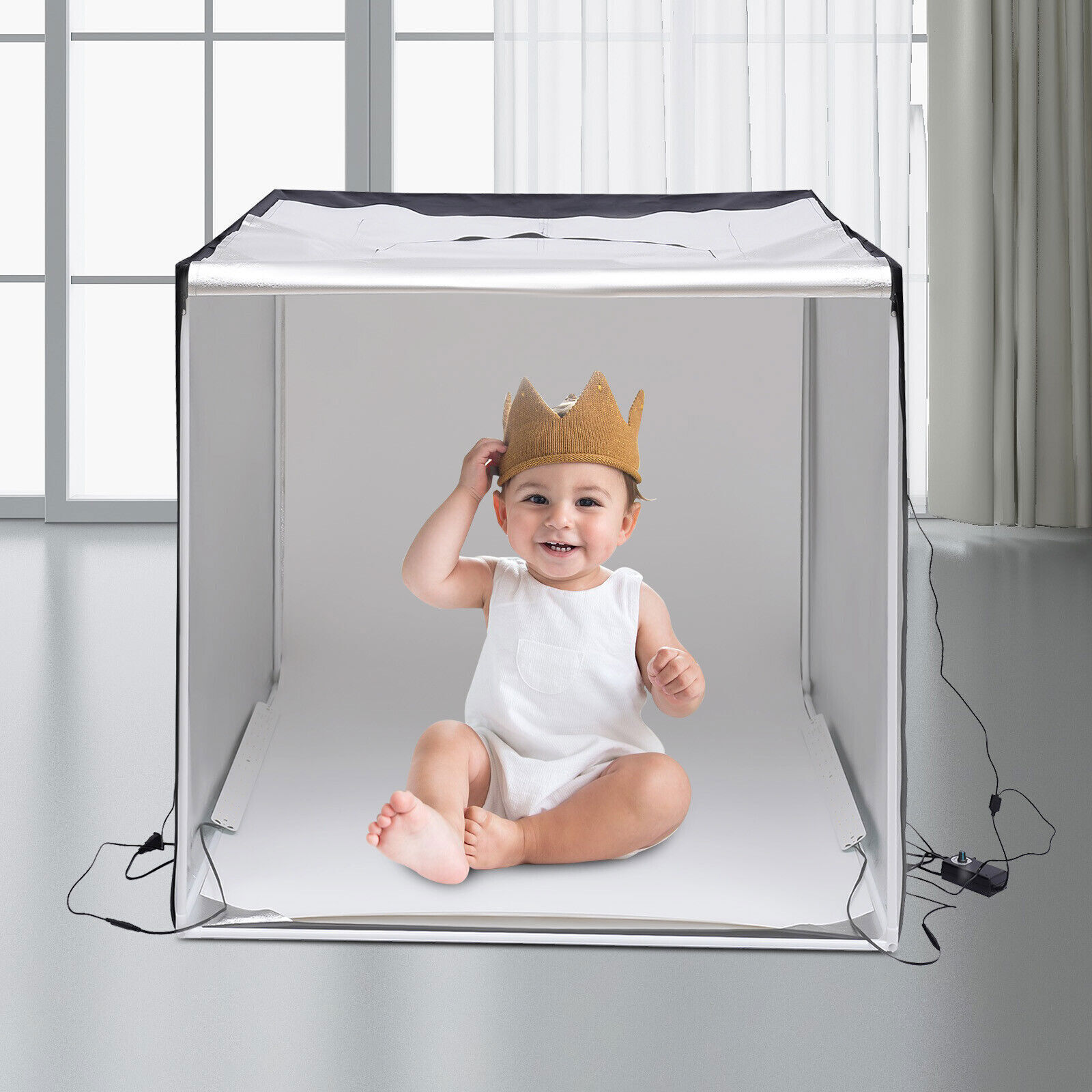 Photo Studio Light Box 39x39inch Professional Dimmable Photo Booth Shooting Tent