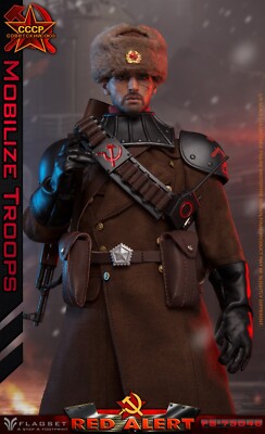 FLAGSET 1/6 FS-73046 Red Alert Soviet USSR Army Soldier Mobilize