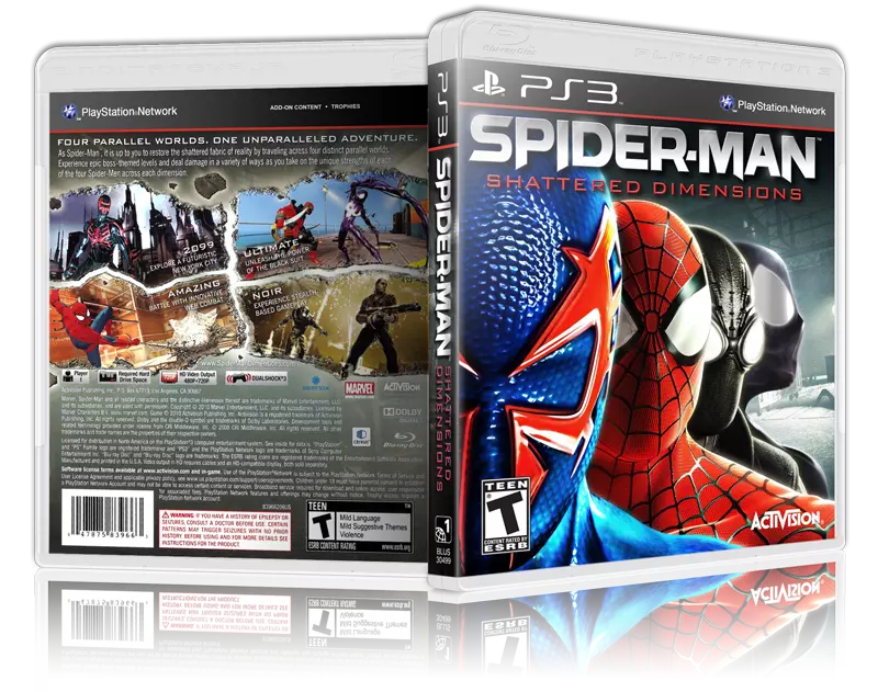  Spider-Man: Shattered Dimensions - Playstation 3 : Video Games