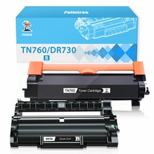 TN760 Toner DR730 Drum Cartridge for Brother MFC-L2710DW HL-L2390DW Premium LOT