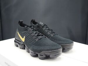 black and gold vapormax flyknit 2