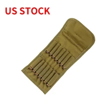 Molle Folding 14 Round Rifle Shell Holder Tactical Cartridges Carrier Ammo Pouch