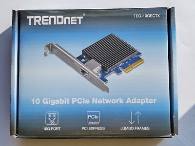 TRENDnet TEG-10GECTX | 10 Gigabit PCIe Network Adapter | 1* RJ45 Port
