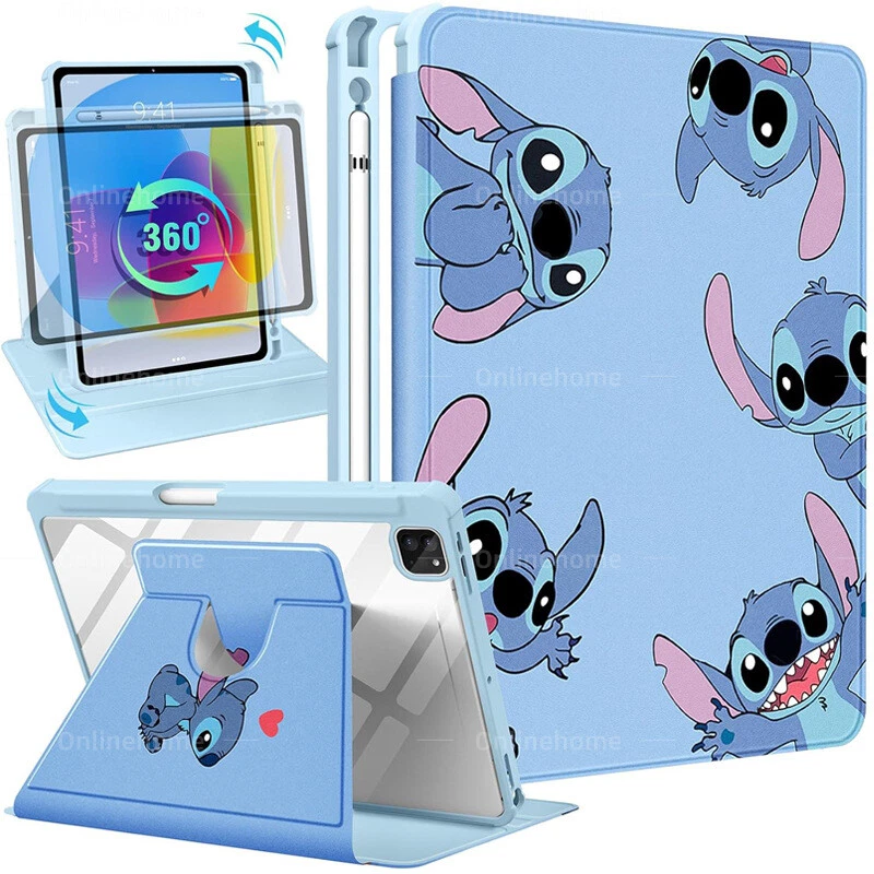 Angel Stitch 360 Rotation Stand Cover Case For iPad7/8/9/10th Gen Air3 10.2 10.9 - Image 2 of 4