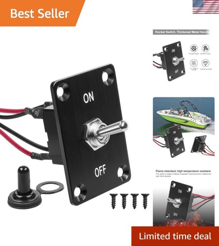 Button Rocker Toggle Switch - 4-Pin, 2-Position ON/OFF with Mounting ...