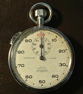 NERO-LEMONIA-vintage-stop-watch-by-CAMERES-CUSS-LONDON-0-100-PM