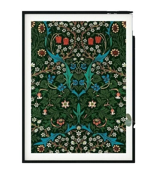 Paper Art Nouveau impresiones artísticas botánico