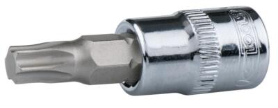 KS TOOLS 1/4'' CHROMEplus Bit-Stecknuss Torx, T20