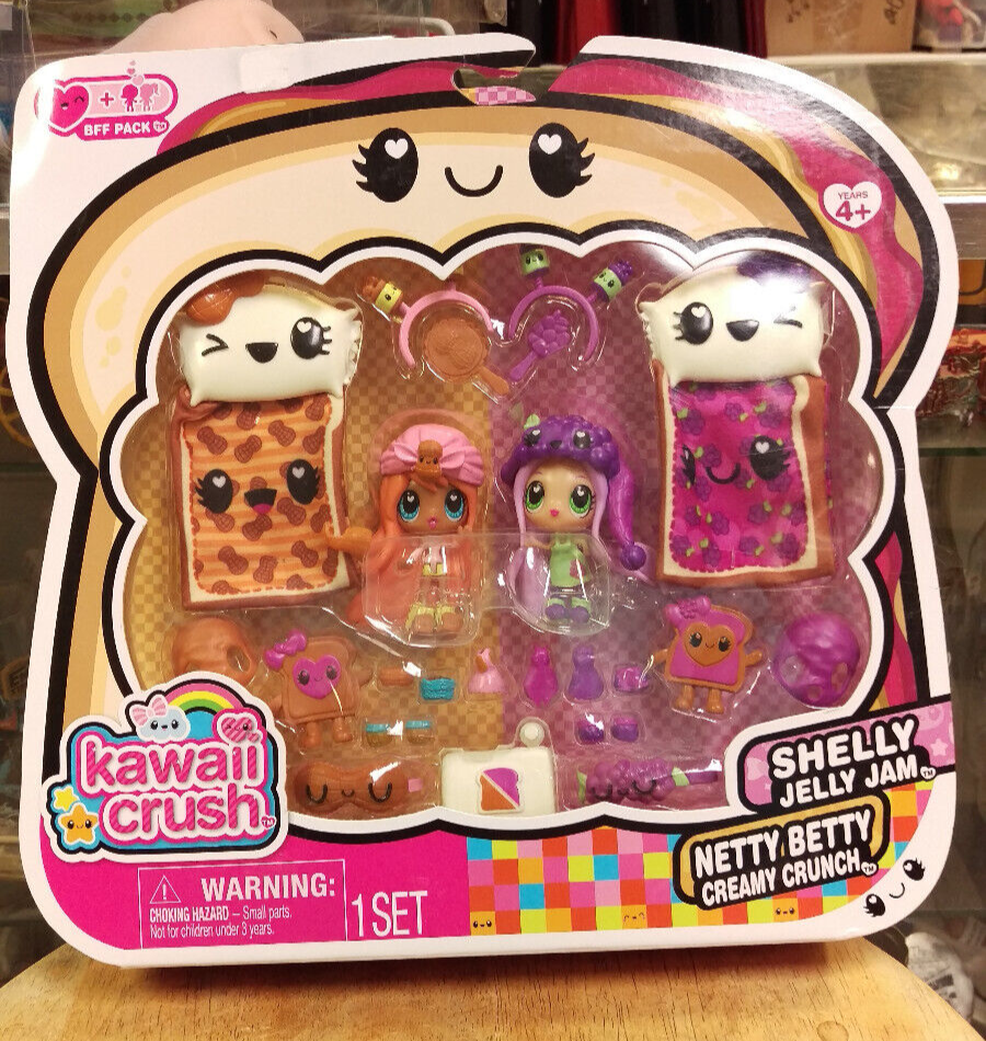 UNOPENED Kawaii Crush Shelly Jelly Jam & Netty Betty Creamy Crunch