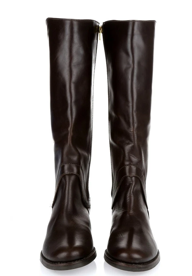 Steven by Steve Madden Sady 224827 Botas Altas Cuero Marrón Talla 7.5 W Foto 3 de 4