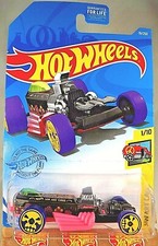 2021 Hot Wheels #19 HW Art Cars 1/10 RIGOR MOTOR Black w/PurpleWhlsYellowSkullSp