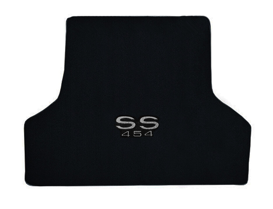NEW! 1968 - 1972 Chevelle Trunk Mat Carpet Embroidered SS 350 396 427 454 Silver