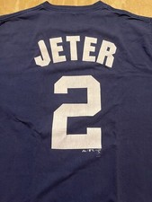 Derek Jeter New York Yankees VINTAGE Majestic MLB Shirt