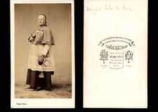 Pierre Petit, Paris, Bishop Jean-Pierre Sola, Bishop of Nice Vintage Albumen Print 
