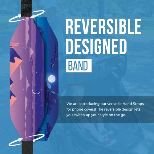 Universal Phone Grip Straps for Secure Handling | Reversible - 第 54/100 張圖片