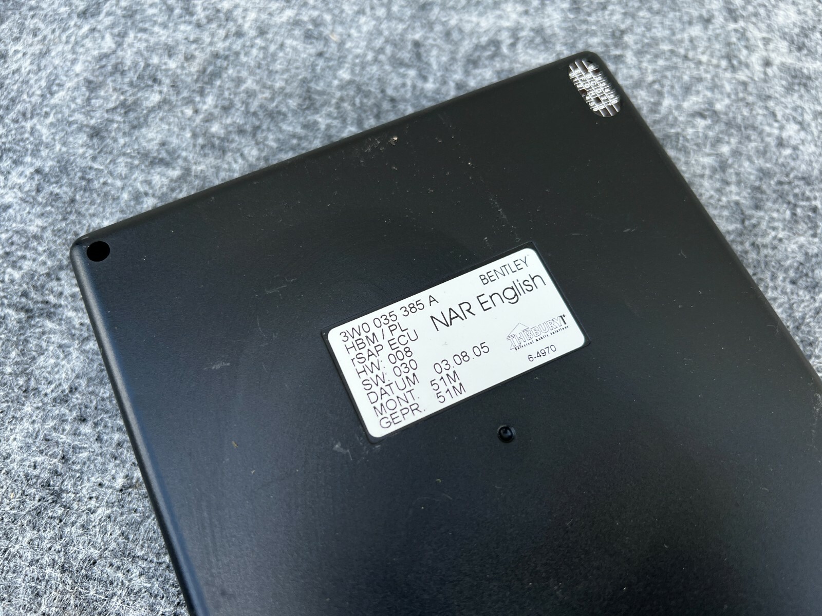 TELEMATICS BLUETOOTH MODULE 3W0909610 BENTLEY FLYING SPUR GT GTC (2004-2012) OEM