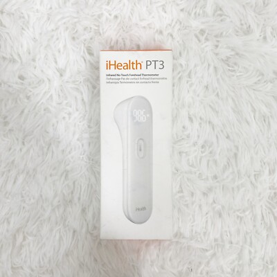 iHealth PT3 No Touch One Second Measurement Forehead Thermometer New