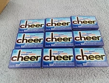 Lot Of 9 Cheer Colorguard 1.4 Oz Single Load Laundry Detergent Powder 