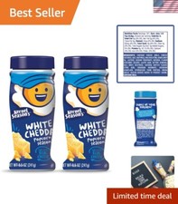 Natural White Cheddar Popcorn Seasoning, Pack of 2 X 8.5 oz - Healthy Indulgence
