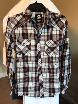 Route 66 Long Sleeve Button Up Collared Shirt Size M