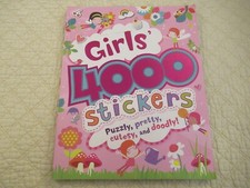 Girls' 4000 Stickers Puzzly, Pretty, Cutesy and Doodly Paperback 2014