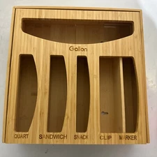 Ziplock Bag Storage Organizer - 6 in 1