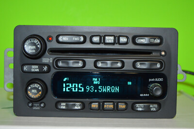 GM Delco 01 02 03 04 05 Chevy Venture factory 6 disc CD player