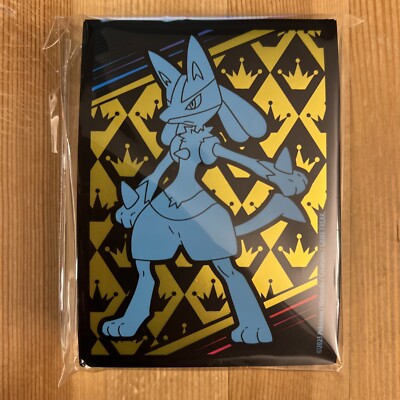 Pokemon TCG - Lucario Deck Sleeves - Crown Zenith Pokémon Center