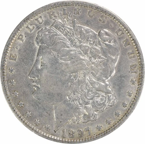 1897-O Morgan Silver Dollar EF Uncertified #210