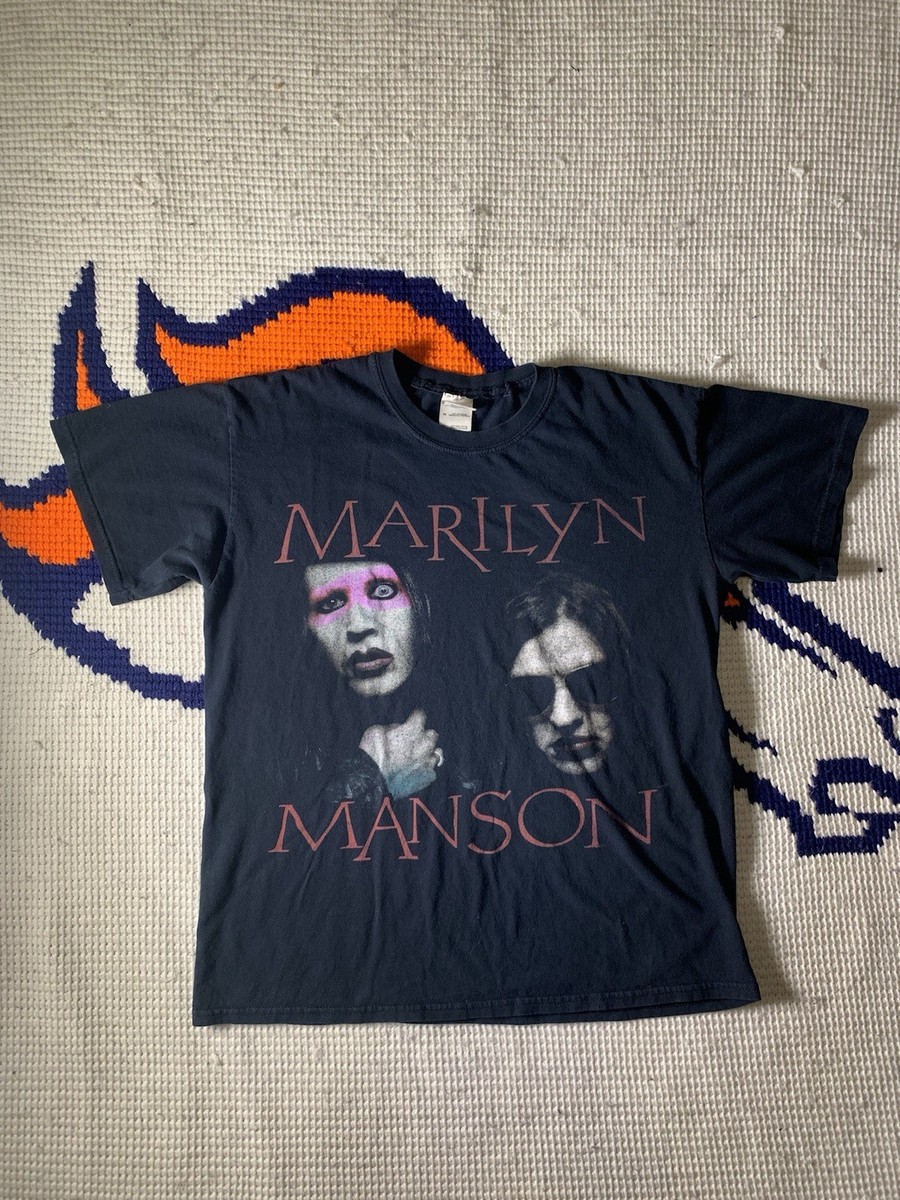 Marilyn Manson Tシャツ ブラック Marilyn Manson マリリンマンソン Tシャツ バンドTシャツ