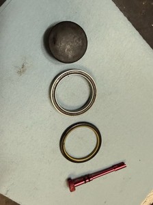 Cannondale Lefty Top Cap, Bearing, Rebound Knob And Dust Cap