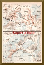 Malente-Eutin-Pl&ouml;n+ alter Stadtplan  von 1910+ Neversfelde, Sportschule