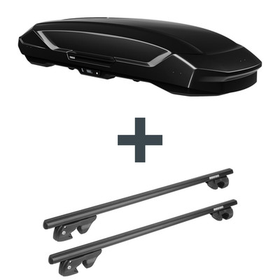 Dachbox Thule Motion 3 XXL + Dachträger Menabo für Suzuki Wagon R+ MA Neuware